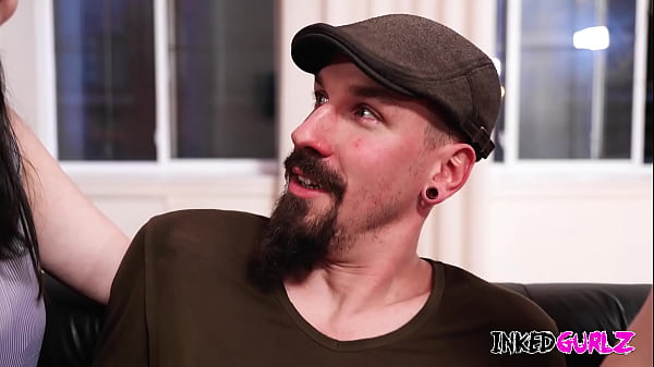 Inked Gurlz - a Tattooed Big Natural Boobs Top Model is Banged in POV Passionately by a Huge Nasty Cock.