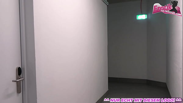 Chubby young German housewife fucked at home with facial