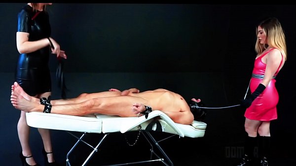 Download Video - Pussy Aversion Therapy - Mistress Veronica Valentine and Mistress Sailor Luna are training their slave to only get a hard on for their assholes and punish him when he gets hard for their pussies