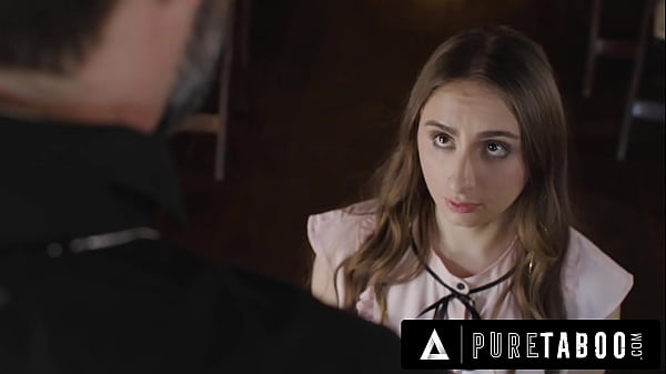 PURE TABOO Horny Virgin Teen Penelope Kay Seduces Pervert Priest To Fuck Her Ass