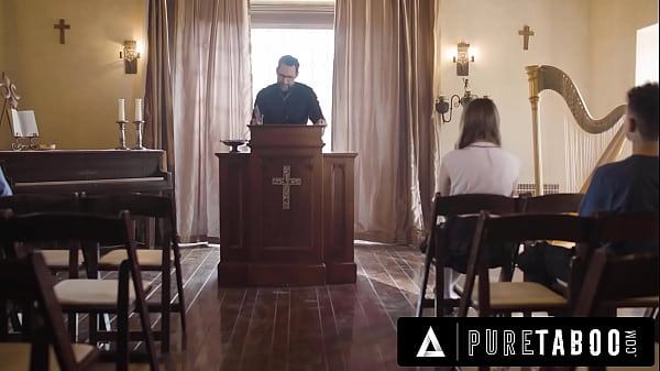 Download Video - PURE TABOO Horny Virgin Teen Penelope Kay Seduces Pervert Priest To Fuck Her Ass