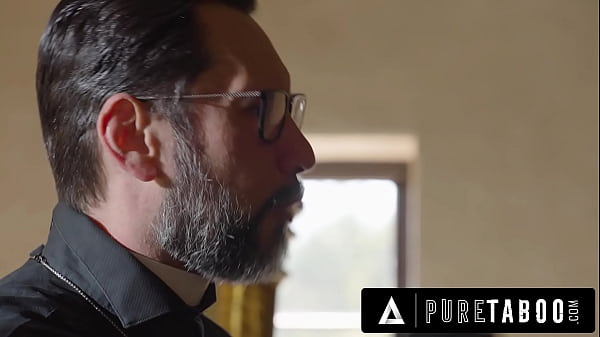 PURE TABOO Horny Virgin Teen Penelope Kay Seduces Pervert Priest To Fuck Her Ass