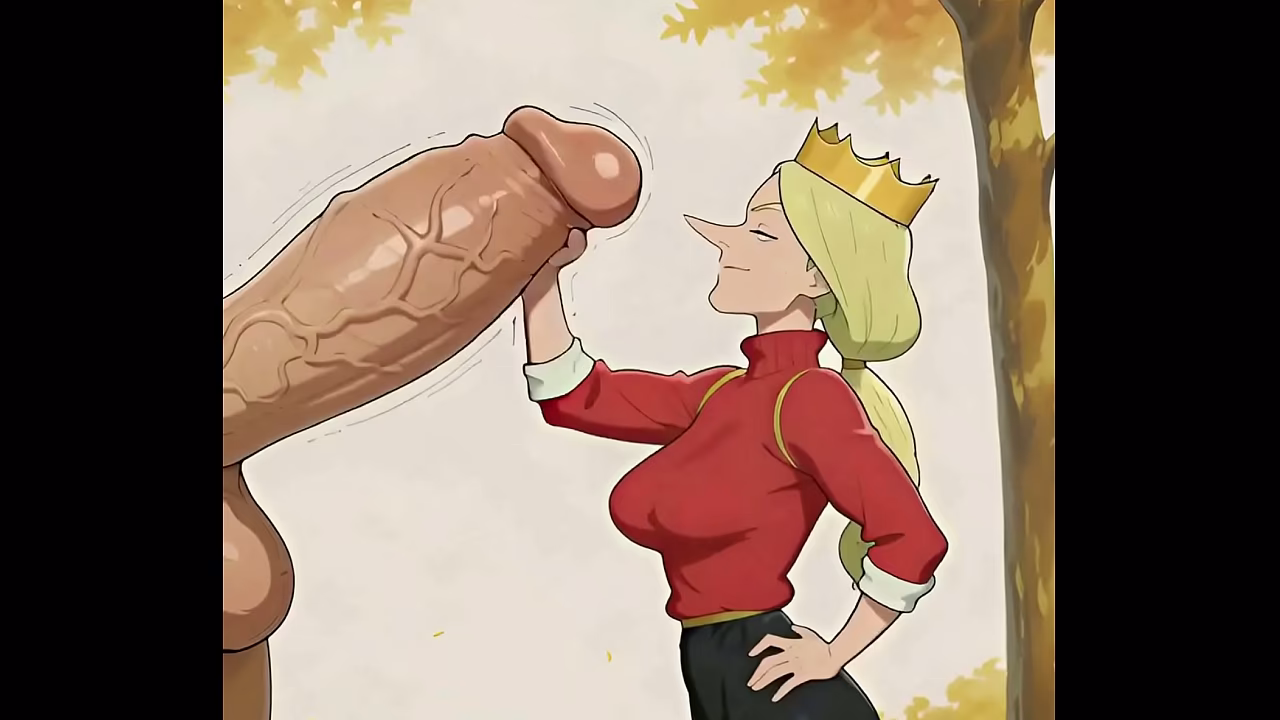 Ranking of Kings - Queen Hiling Handjob &amp_ Massive Facial Cumshot in Autumn Forest