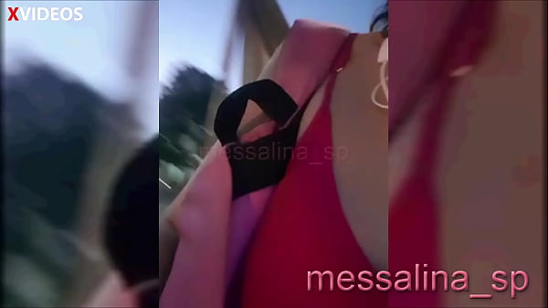 MESSALINA - NAUGHTY EXHIBITIONIST PUTS HER TITS OUT AND LETS DRIVERS AND VOYEURS SEE HER NATURAL TITS