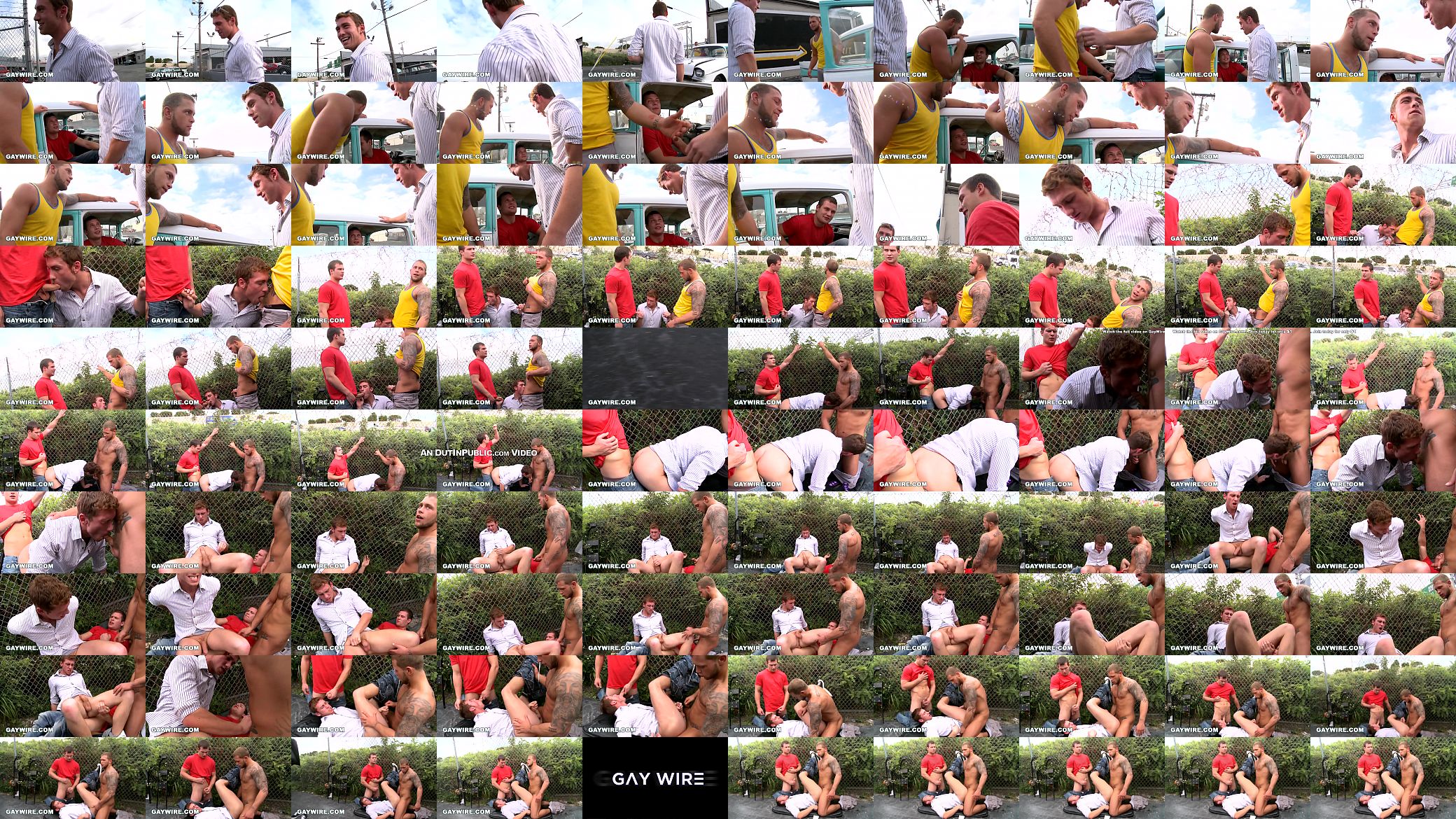 GAYWIRE - Connor Maguire, Carter Jacobs &amp; Hayden Richards Having Gay Sex Out In Public 预览图