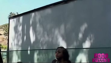 Brunette nasty teen want creampie of black dude