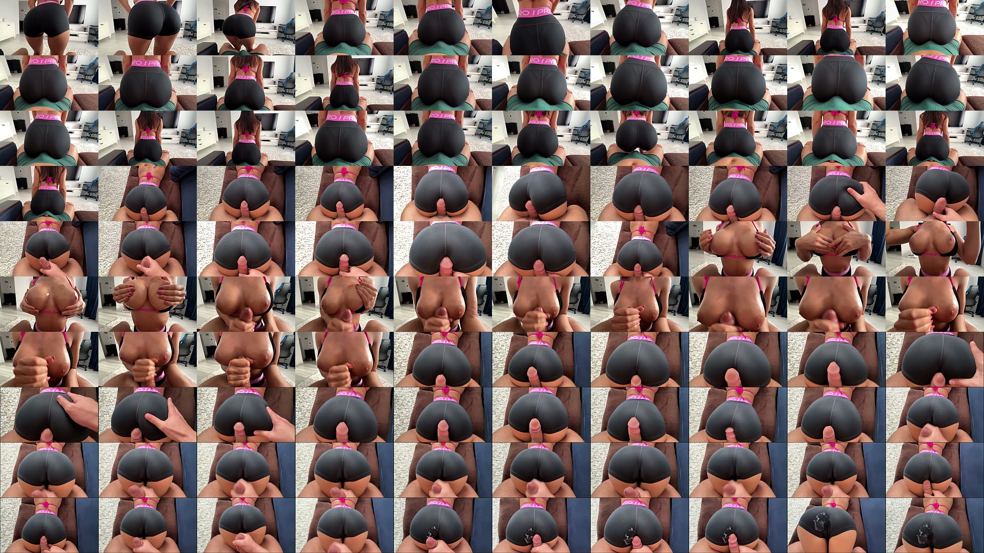 Nike Pro ! big Ass and tits Stepsister humping on my cock like a Slut,big Cumshot 预览图