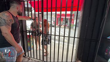 POV DONO da adega comeu o CU da cliente enquanto a amiga esperava na fora 10 min