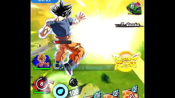 Jogando Uma partida de DB legends