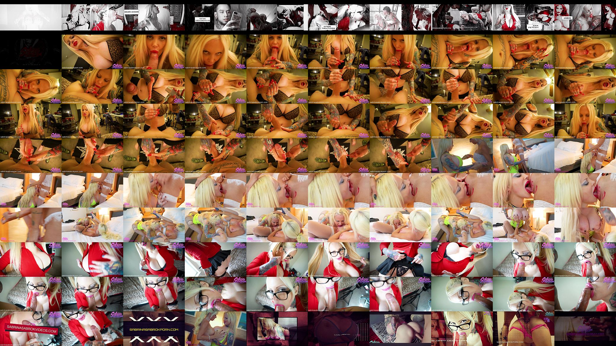 Sabrina Sabrok handjob deepthroat and lesbian pussy licking 预览图
