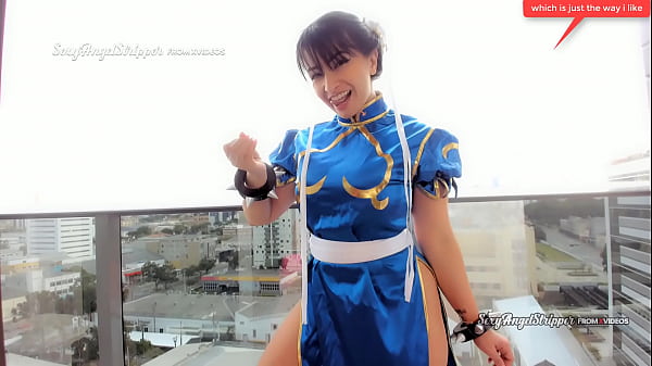 Download Video - PUBLIC JOI jerk off instructions in the balcony&comma; hot Chun li cosplay big butt girl teasing and dirty talking with cumming countdown&comma; the best joi you ever watched&excl;&excl;&excl;&excl;