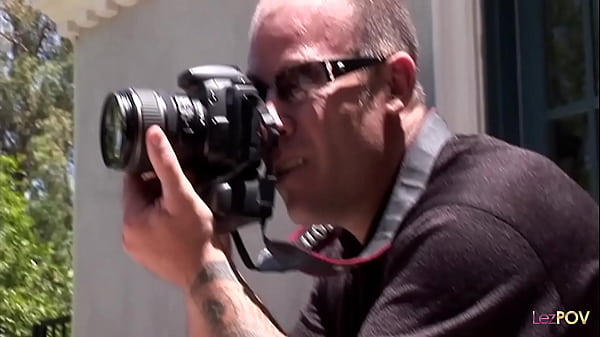 Andy's hypothetical lesbian trio consisting of three individuals is positioned next to the outdoor pool