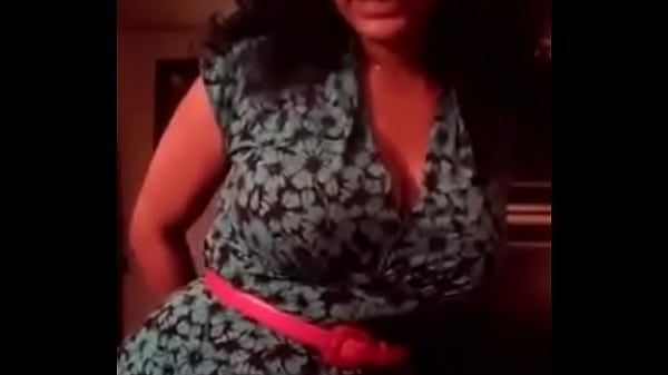 Thick ebony mature cougar shows off curves in new dress, name please