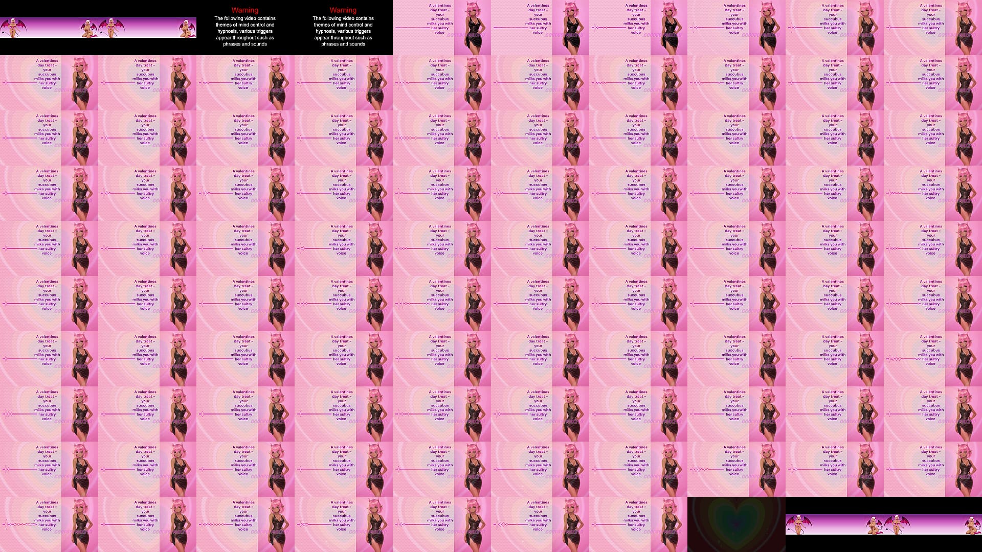 [F4M] Valentine&#039;s Day special, your succubus gf milks your cock with her voice joi valentine&#039;s gift, mind fuck jerk off instruction 预览图