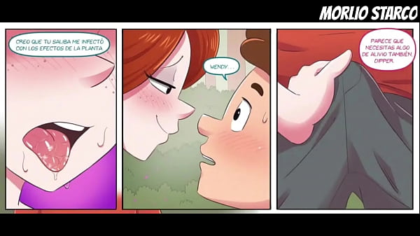 Comics de Gravity Falls confesion de wendy a dipper en español