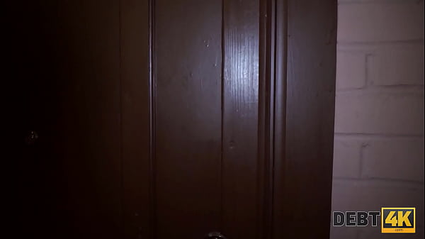 DEBT4k. Wonderful hairdresser has no money and debt collector fucks her