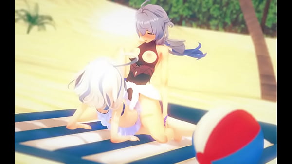 Ganyu x Furina Genshin Impact animated