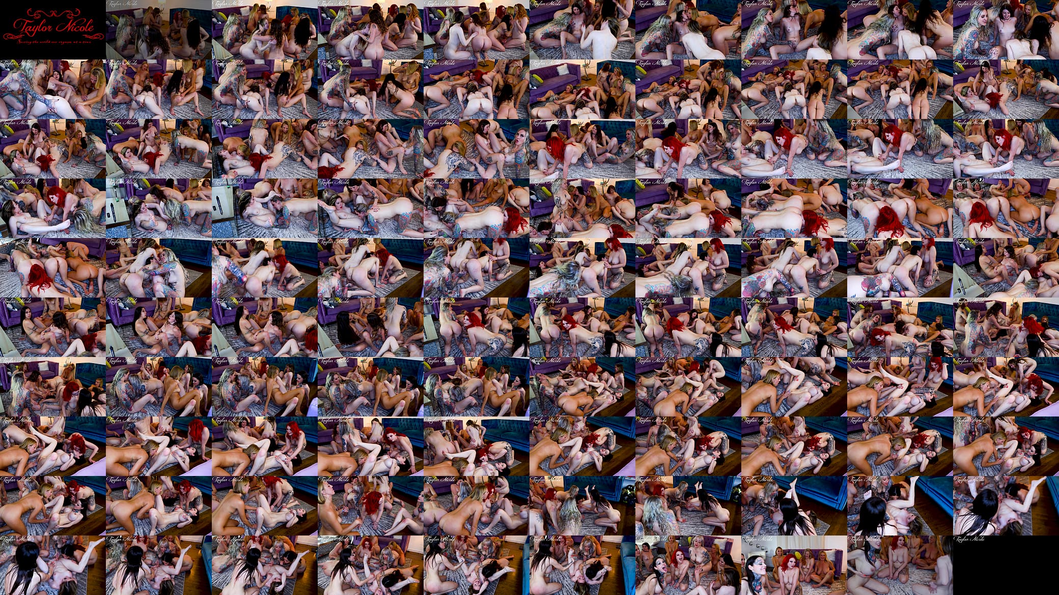 Lesbian Orgy Pussy Eating Contest 预览图