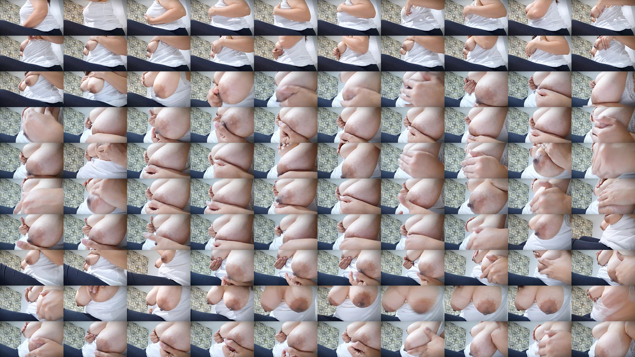 Big natural tits horny latina - Loves to play her tits 预览图