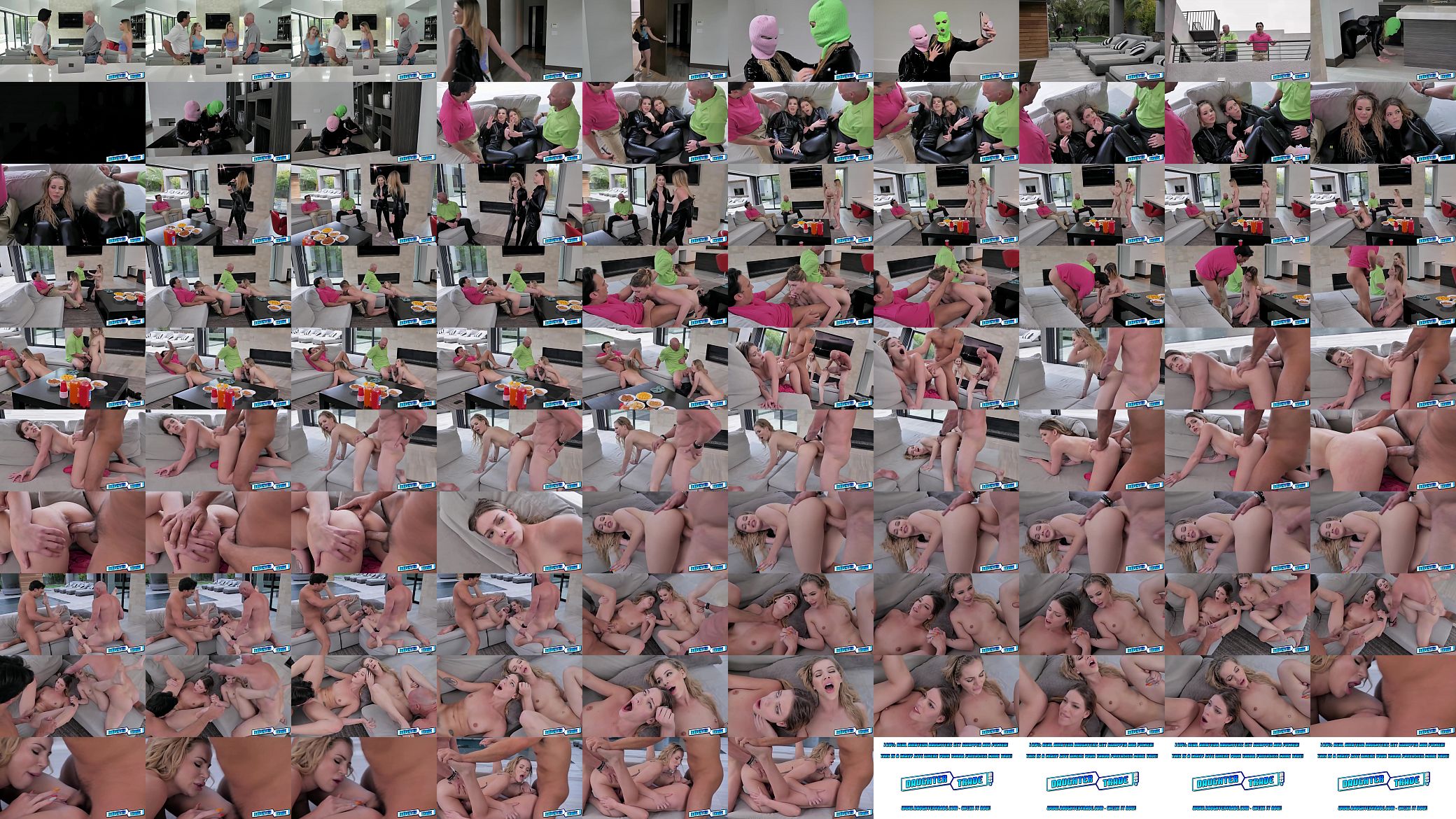 Sexy bestfriends pops out their teen pussies for each others 预览图