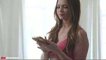 Naughty Horny College Babysitter is Caught Not Wearing Panties