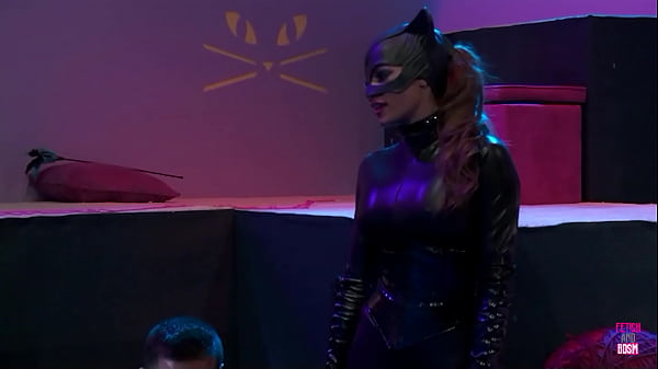 Catwoman wants to teach a lesson to all of the hot men in the room
