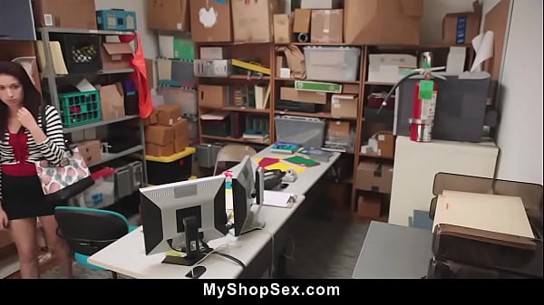 Troublemaking Teen Fucks Mall Officer to Avoid Her Jail Time - MyShopSex