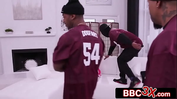 Slutty Cheerleader Takes On Seven Handsome BBC Studs