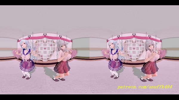 VR180 mmd Noelamy Dance 3d hololive Hentai 3 min