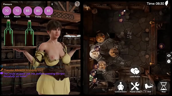 thumb perverted waitress