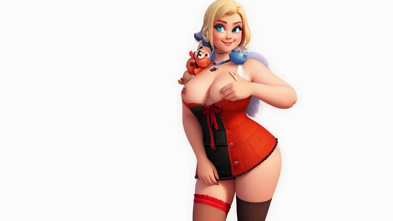 Granny Carmen&rsquo_s Harley Quinn: A Puddin'_ Free Sexual Escapade - An AI Animated Adventure