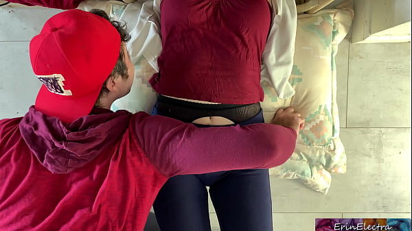 Stepmom gets stuck and has sex with her stepson - Erin Electra