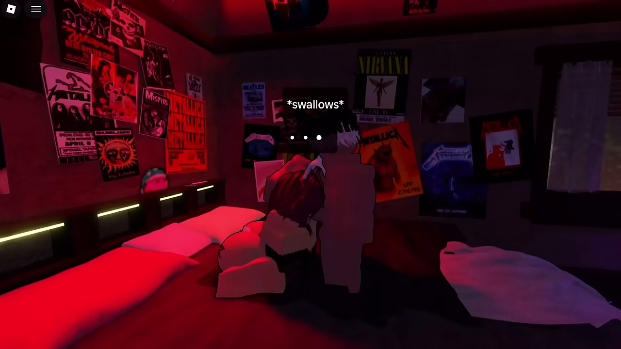 Using my adorable pet bunny as a toy on roblox