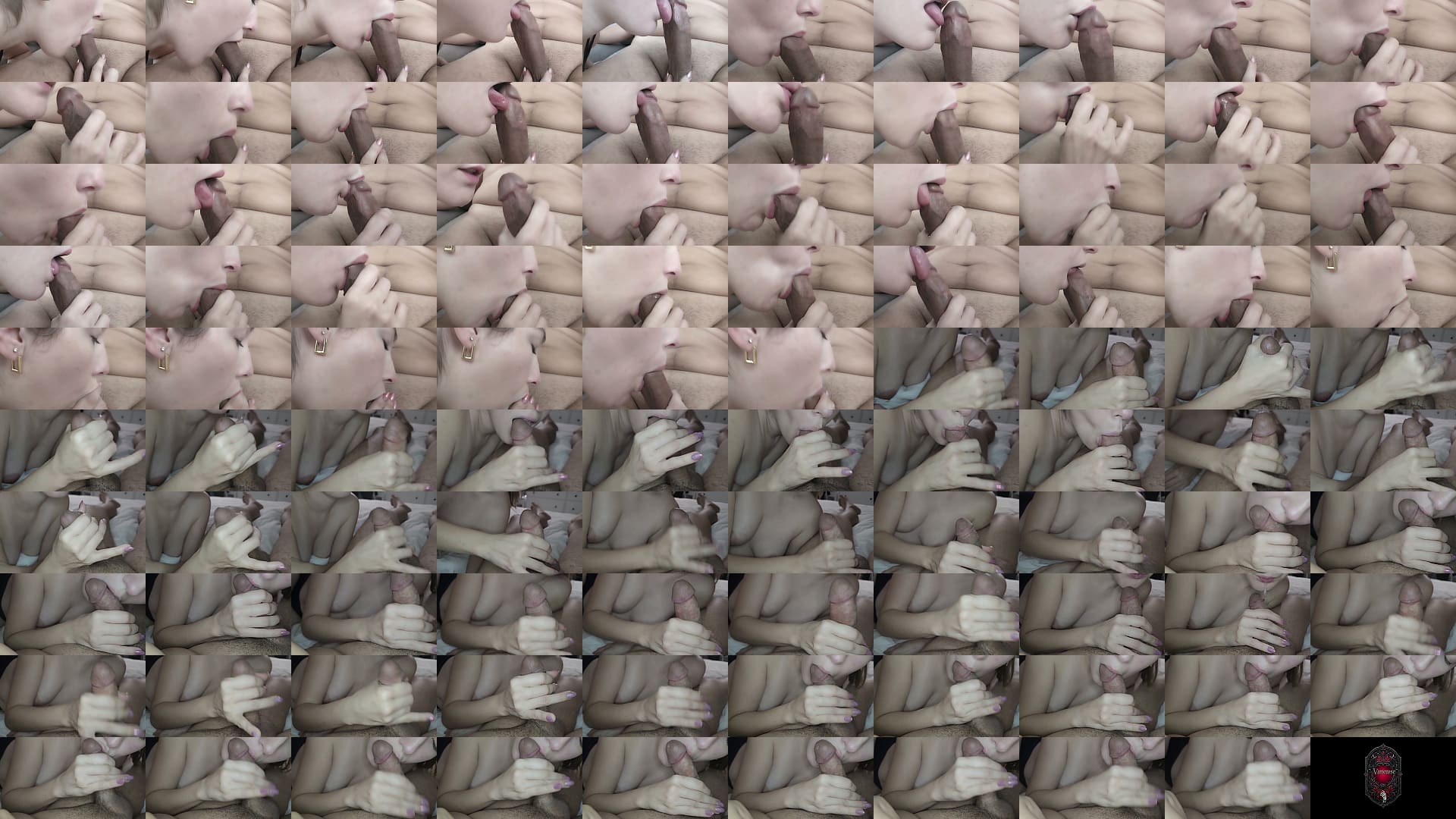 Pale babe Vanerose sucks a nice cock and makes him cum while teasing his frenulum 预览图