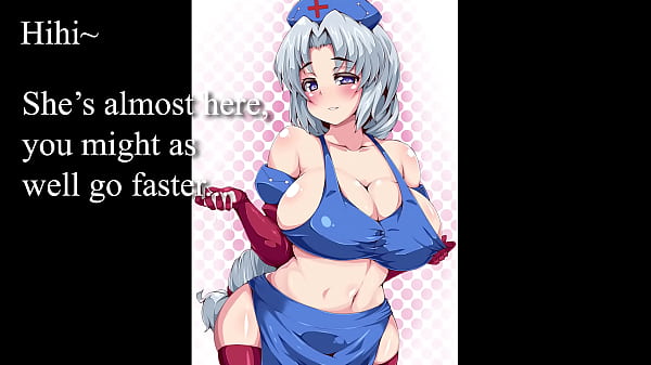 Edge addict at Eirins' clinic, she had to call Kaguya for help [Touhou/Edging/Denial/Pityfuck]