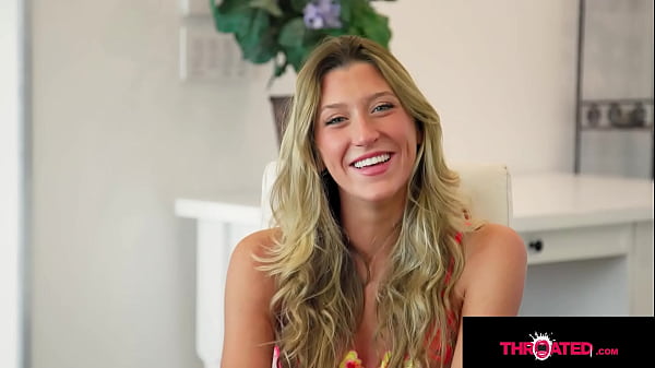 Throated - HOT AF Blonde Loves Getting Throated Hard
