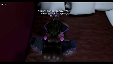Futa me coje en roblox con su enorme verga negra y me llena de su semen