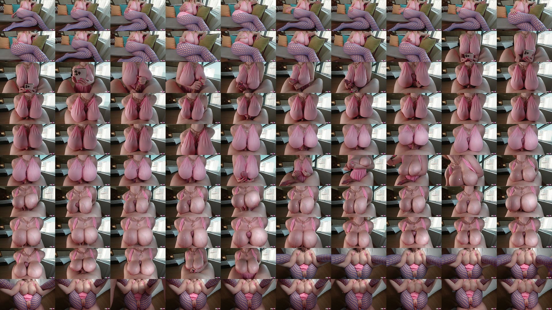 Big Tits Tittyfuck Training: &quot;Don&#039;t Cum Yet&quot;... He Fails and Cums on Her Tits | LilyKoti 预览图