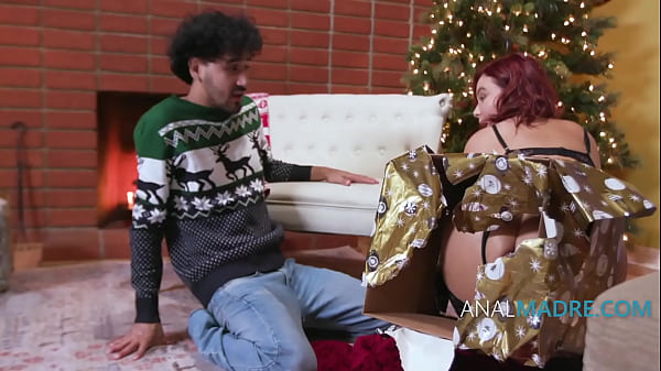 Busty Step Mom Gives Me Her Ass For Christmas After Finding Anal Porn On My Computer