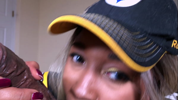 Nina Rivera sucks Don Whoe 's Dick to celebrate their team making the playoffs Don and Nina SuperHotFilms