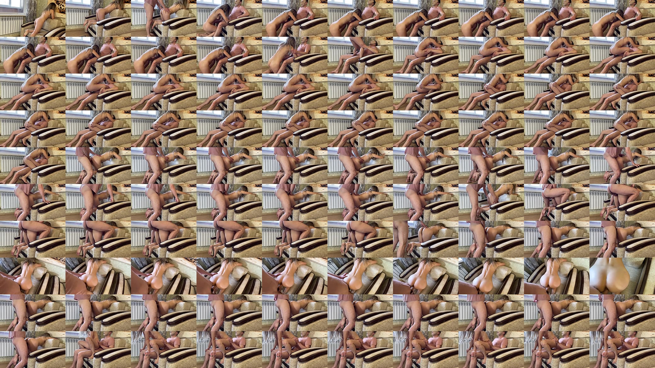 Milf does a blowjob and sits on a thick cock 预览图