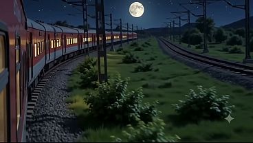 Indian bhabhi Sex in train Ai Generated video