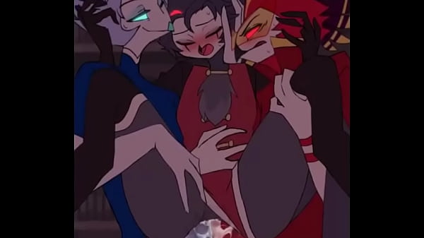 Helluva boss threesome (stolas andrealphus vass...