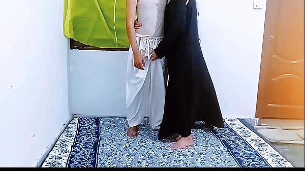 Doggy style with giant dildo