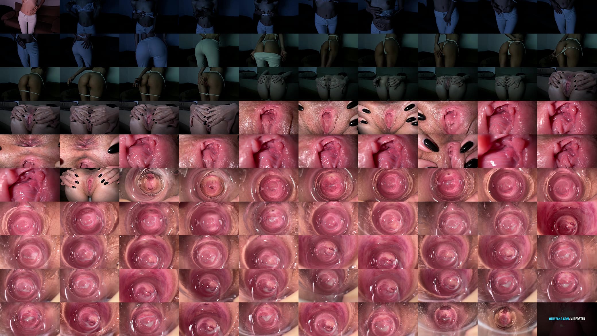 The hottest pussy spreading and internal camera in Mia&#039;s creamy vagina 预览图