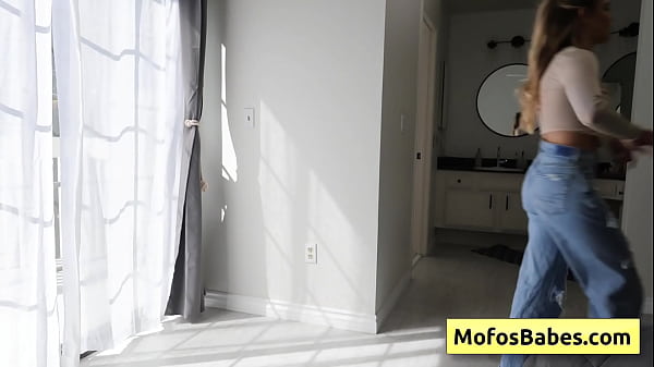 Sexy and horny blonde teen performs amazing wet blowjob on her friend. (Chloe Rose, Charles Dera)