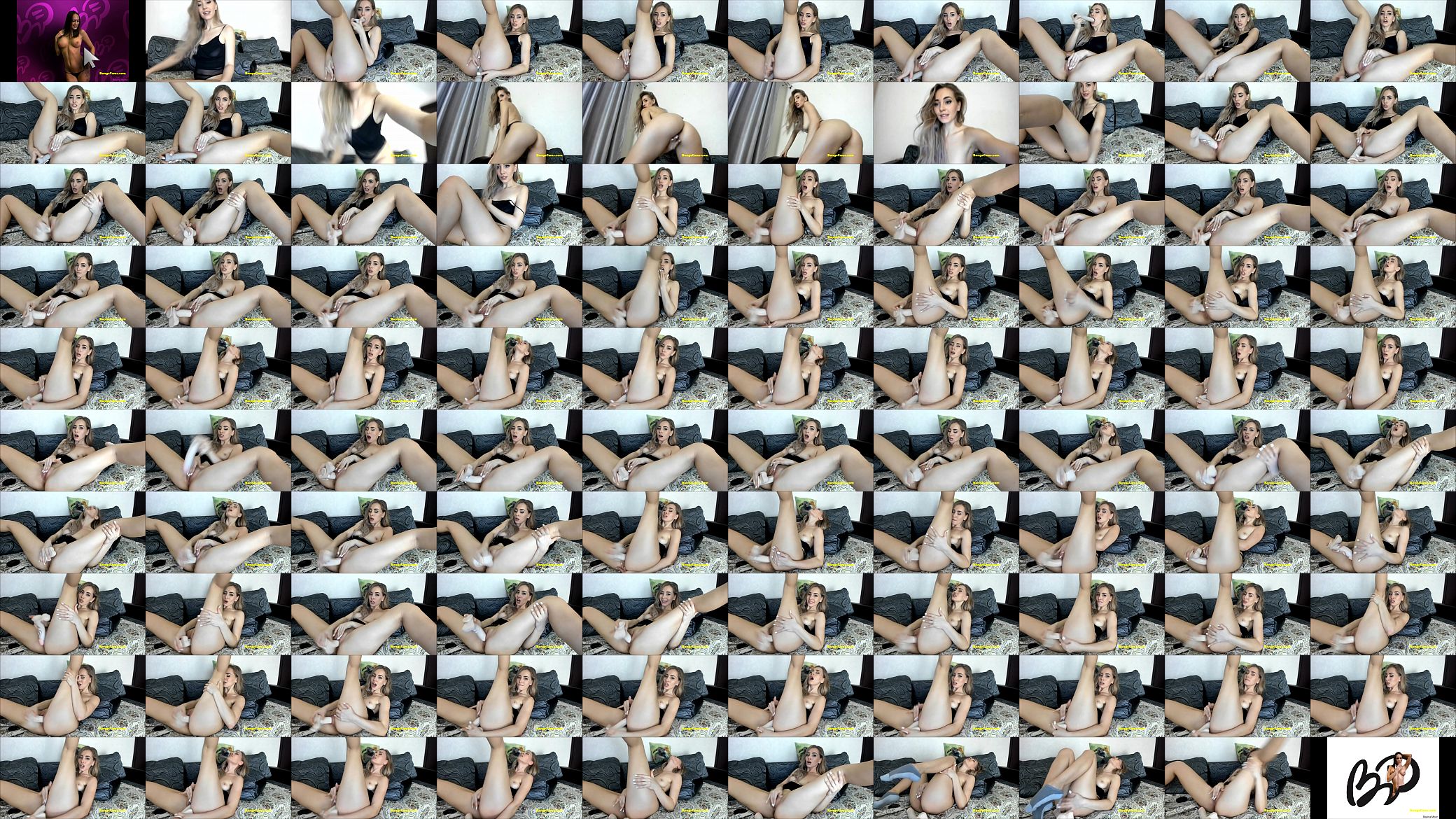 Amazing cute blonde camgirl from BongaCams cums on camera! 预览图