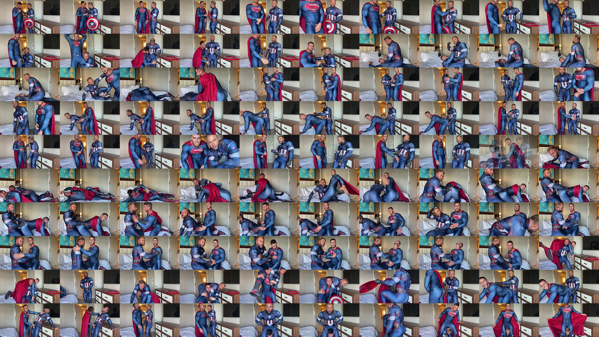 Superman and Captain America Dry hump 预览图