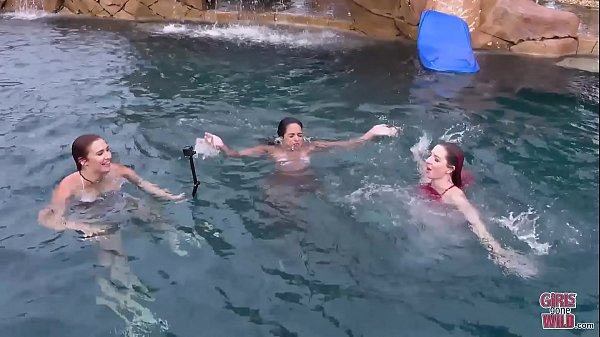 Download Video - GIRLS GONE WILD - Anastasia Knight and Stephie Staar Hook Up At A Pool Party