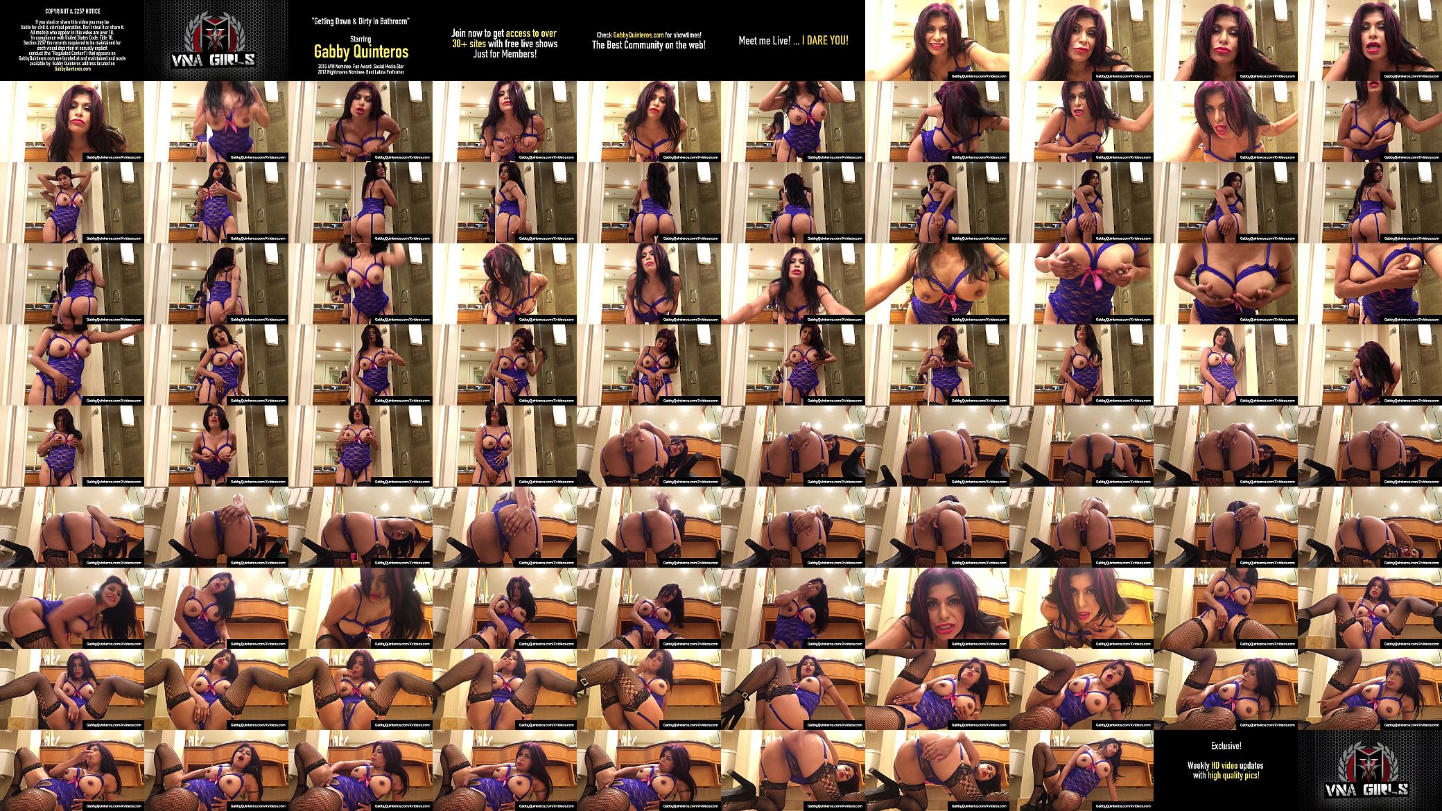 Big Nippled MexiMilf Gabby Quinteros Finger Fucks Her Taco! 预览图